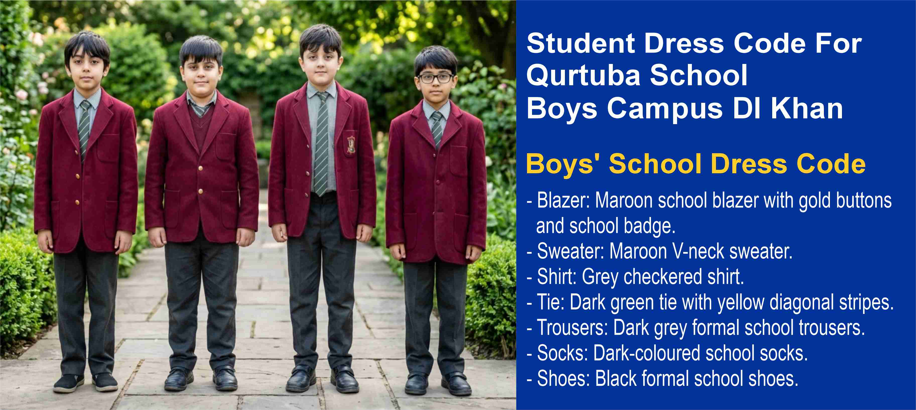Boys Campus D.I. Khan uniform